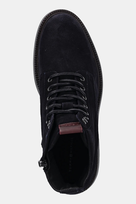 Tommy Hilfiger velúr bakancs COMFORT LWT SDE BOOT sötétkék FM0FM05594