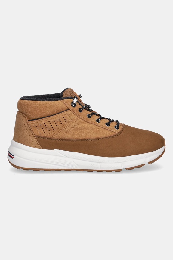 Tommy Hilfiger scarpe W NBK SDE HYBRID BOOT FM0FM05609 marrone AW25