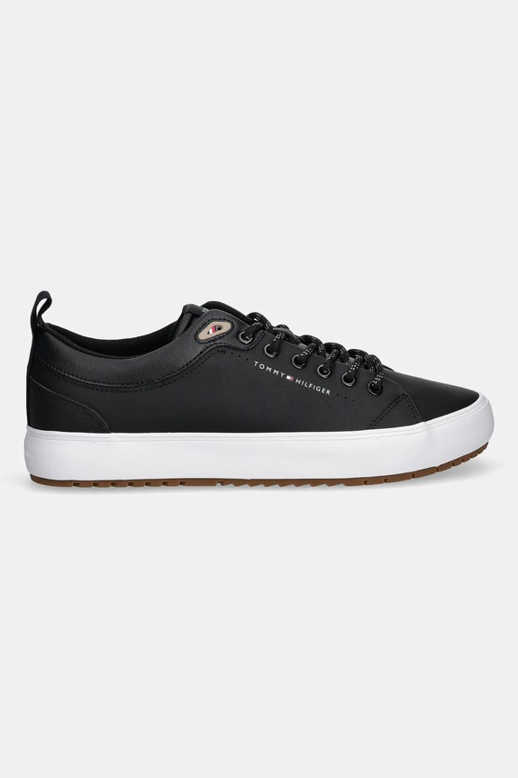 Tommy Hilfiger sportcipő TH HI VULC CORE LOW CLEAT LTH FM0FM05625 fekete AW25