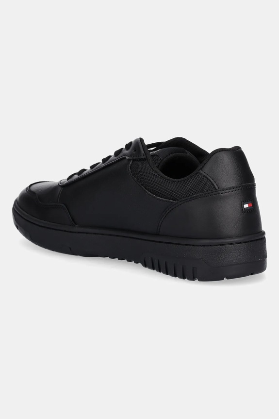Obuća Kožne tenisice Tommy Hilfiger TH BASKET CORE LTH FM0FM05629 crna