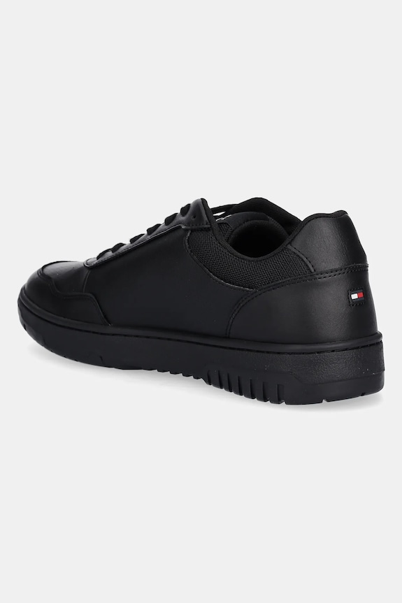 Obutev Usnjene superge Tommy Hilfiger TH BASKET CORE LTH FM0FM05629 črna