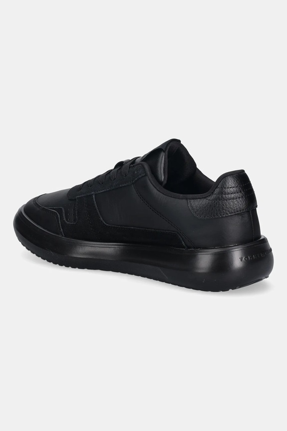 Încălțăminte Tommy Hilfiger sneakers din piele MODERN LIGHTCUP LTH WL FM0FM05636 negru