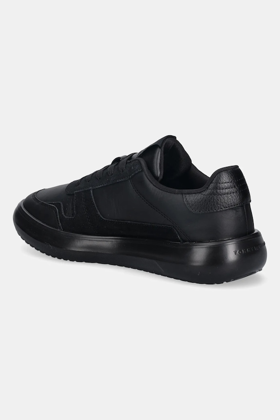 Încălțăminte Tommy Hilfiger sneakers din piele MODERN LIGHTCUP LTH WL FM0FM05636 negru