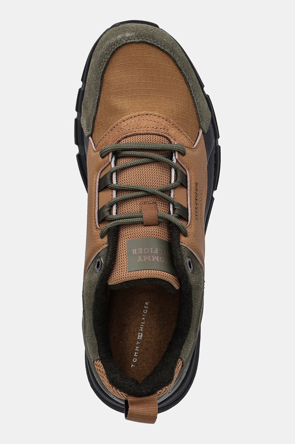 Sneakers Tommy Hilfiger MODERN COMFORT RUN OUTDOOR καφέ FM0FM05639