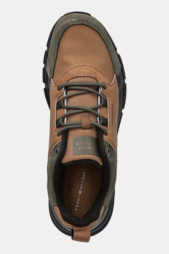 Sneakers Tommy Hilfiger MODERN COMFORT RUN OUTDOOR καφέ FM0FM05639