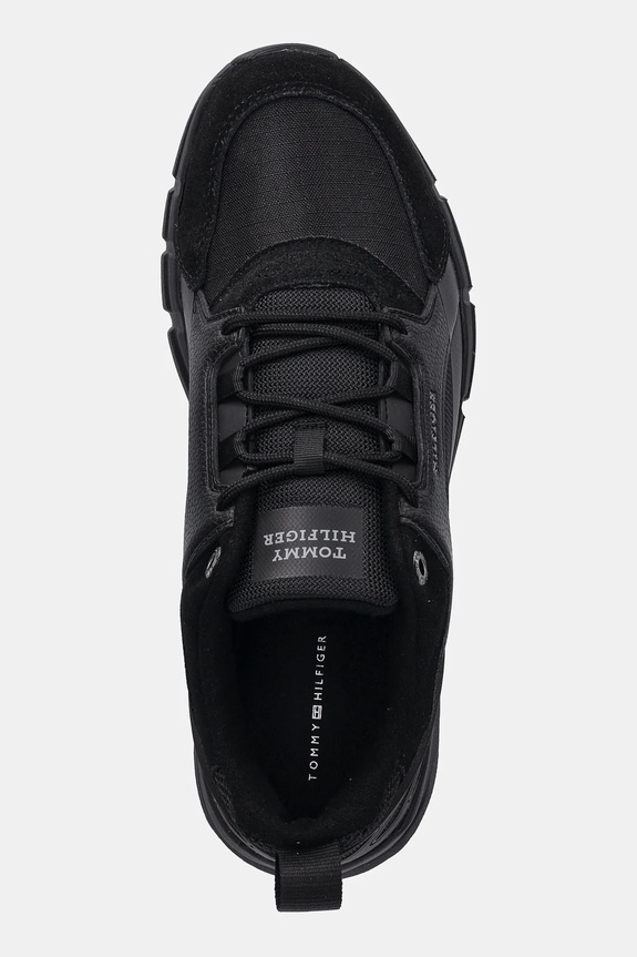 Tenisky Tommy Hilfiger MODERN COMFORT RUN OUTDOOR čierna FM0FM05639