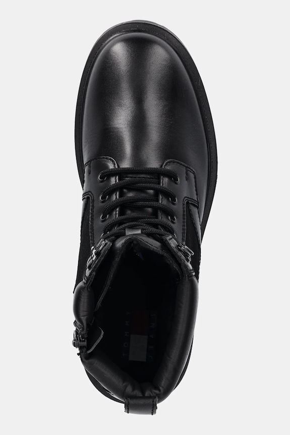Tommy Jeans buty wysokie TJM LACE UP HIGH czarny EM0EM01627