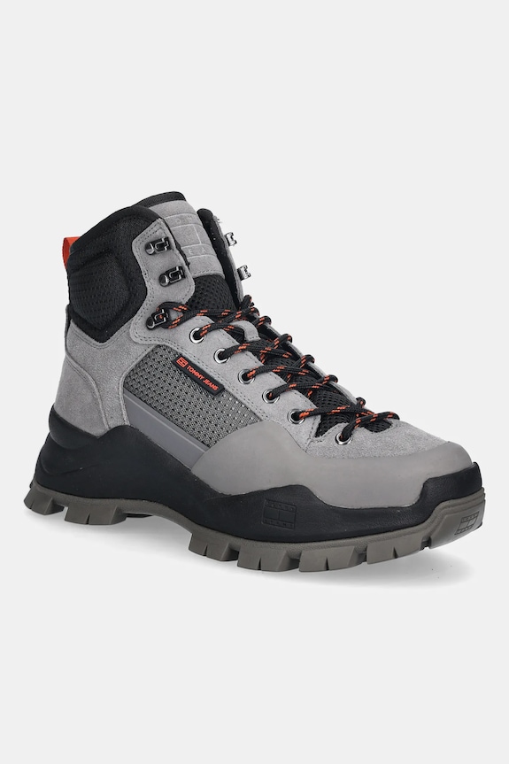 Cipele Tommy Jeans TJM HYBRID BOOT casual siva EM0EM01633