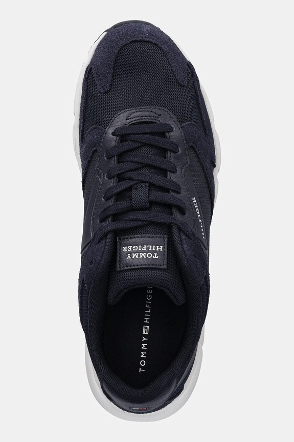 Tenisky Tommy Hilfiger OUTDOOR RUNNER MIX námořnická modř FM0FM05574