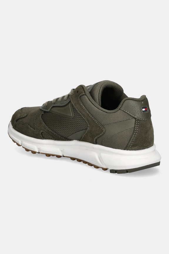 Încălțăminte Tommy Hilfiger sneakers OUTDOOR RUNNER MIX FM0FM05574 verde