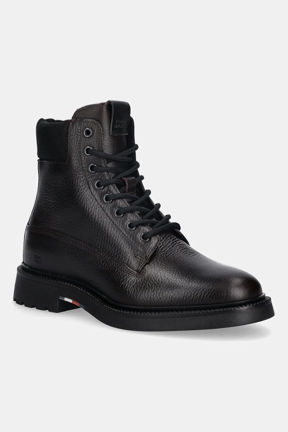Topánky Tommy Hilfiger HILFIGER COMFORT LWT WRM MX BOOT nezateplené hnedá FM0FM05595