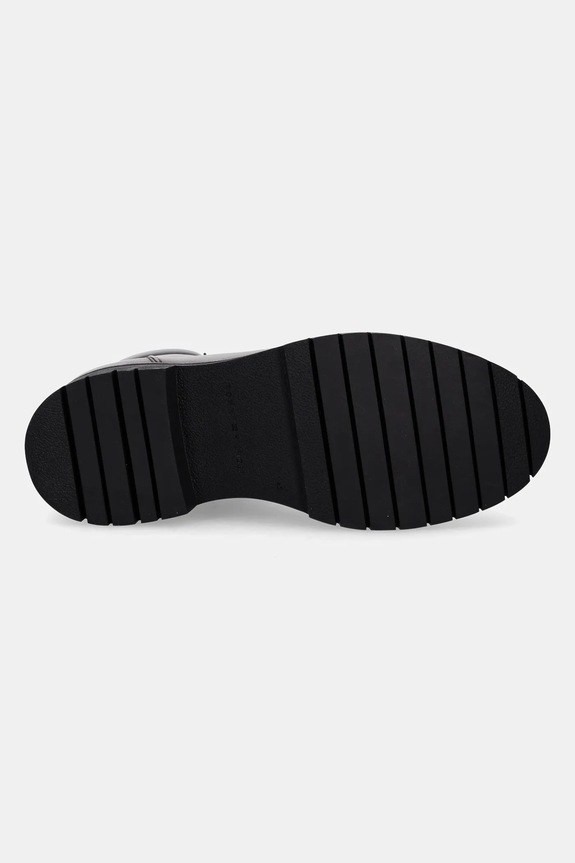 Kožené členkové topánky Tommy Hilfiger FLEX TH OUTDOOR RS LTH BOOT FM0FM05600 hnedá