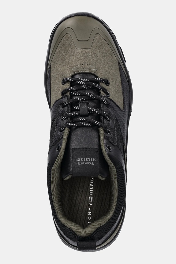 Tenisky Tommy Hilfiger VIBRAM LOW RUNNER TECH zelená FM0FM05657