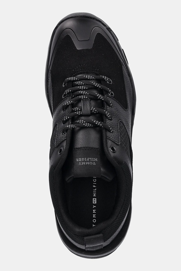 Tenisice Tommy Hilfiger VIBRAM LOW RUNNER TECH crna FM0FM05657