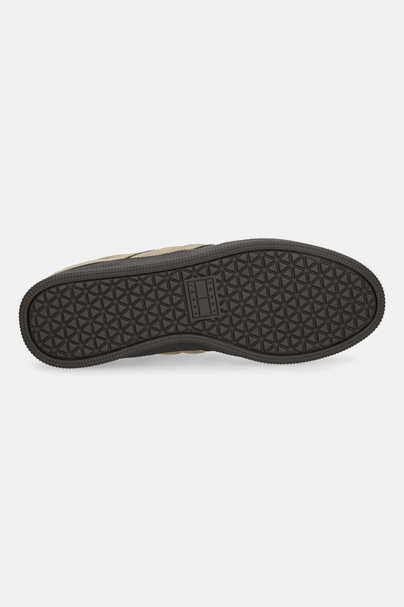 Semišové tenisky Tommy Jeans THE GREENWICH EDGE SUEDE EM0EM01609 béžová