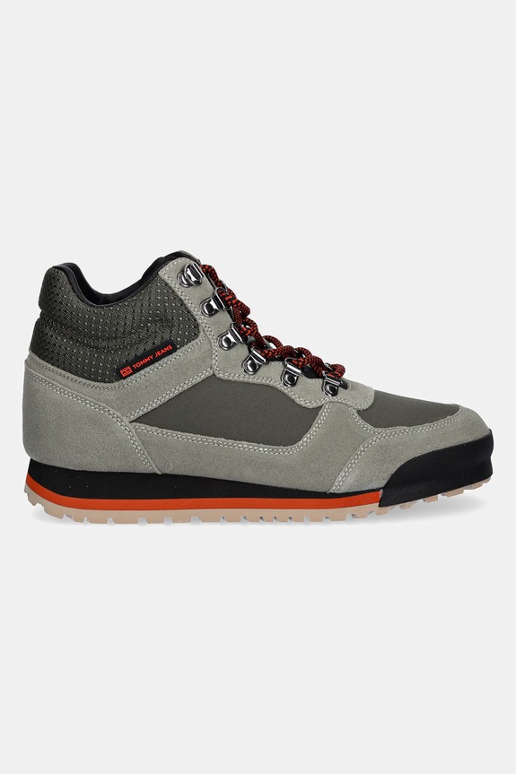 Παπούτσια Tommy Jeans TJM NEW BOOT LOW OUTSOLE EM0EM01641 πράσινο AW25