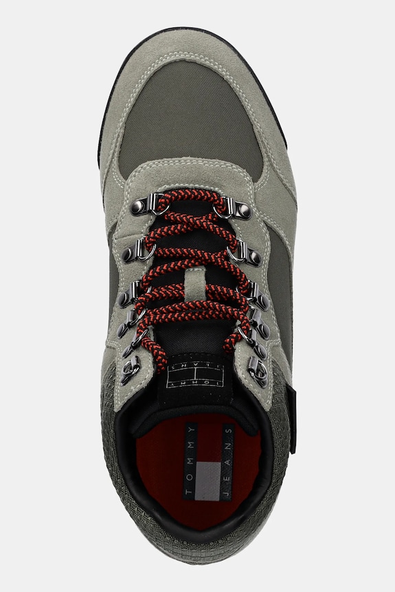 Παπούτσια Tommy Jeans TJM NEW BOOT LOW OUTSOLE πράσινο EM0EM01641