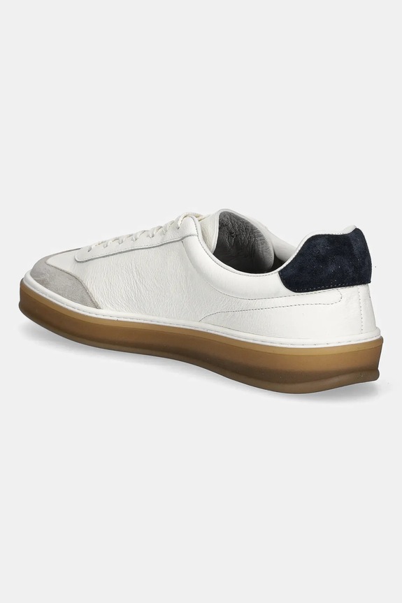 Obuwie BOSS sneakersy skórzane BECKHAM X BOSS 50549408.120 biały
