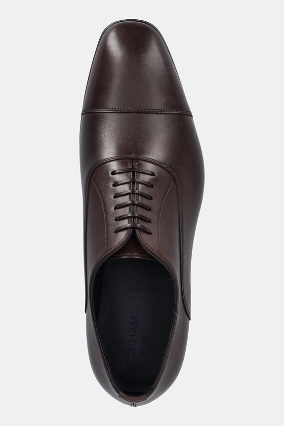 BOSS bőr félcipő Quillon barna 50546774.209