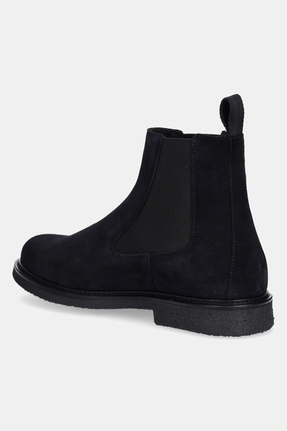 Scarpe BOSS stivaletti chelsea in camoscio Kope 50548076.401 blu navy