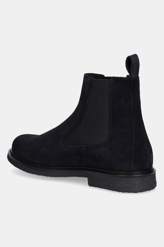 Scarpe BOSS stivaletti chelsea in camoscio Kope 50548076.401 blu navy