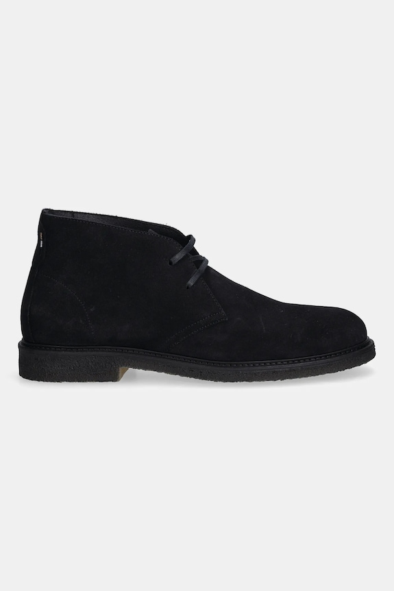 BOSS buty zamszowe Kope 50548077.401 granatowy AW25
