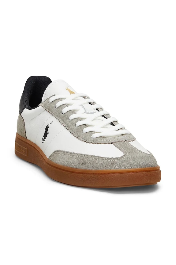 Kožené tenisky Polo Ralph Lauren Bedford 809968171003.020 biela AW25
