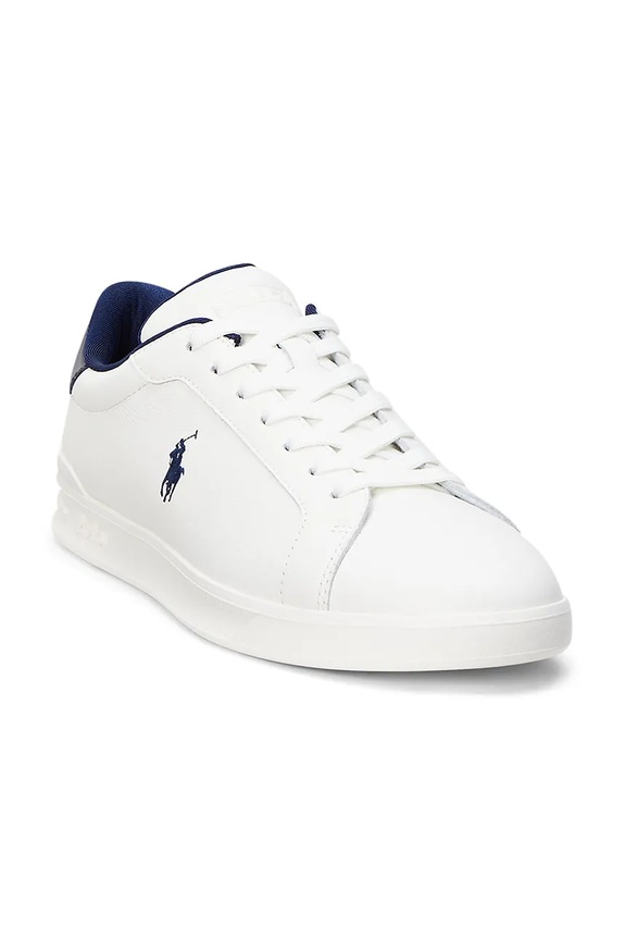 Polo Ralph Lauren sneakers in pelle Hrt Crt II 809968172001.100 bianco AW25