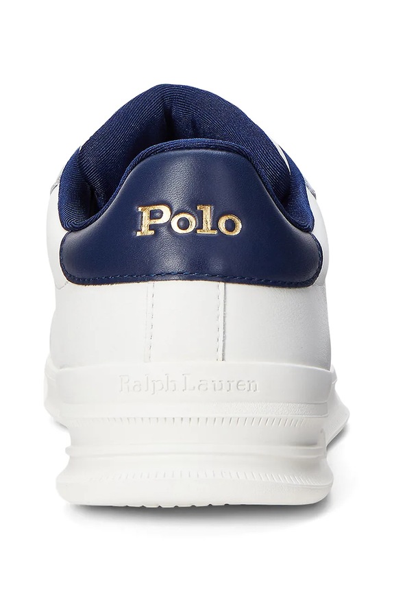 Scarpe Polo Ralph Lauren sneakers in pelle Hrt Crt II 809968172001.100 bianco
