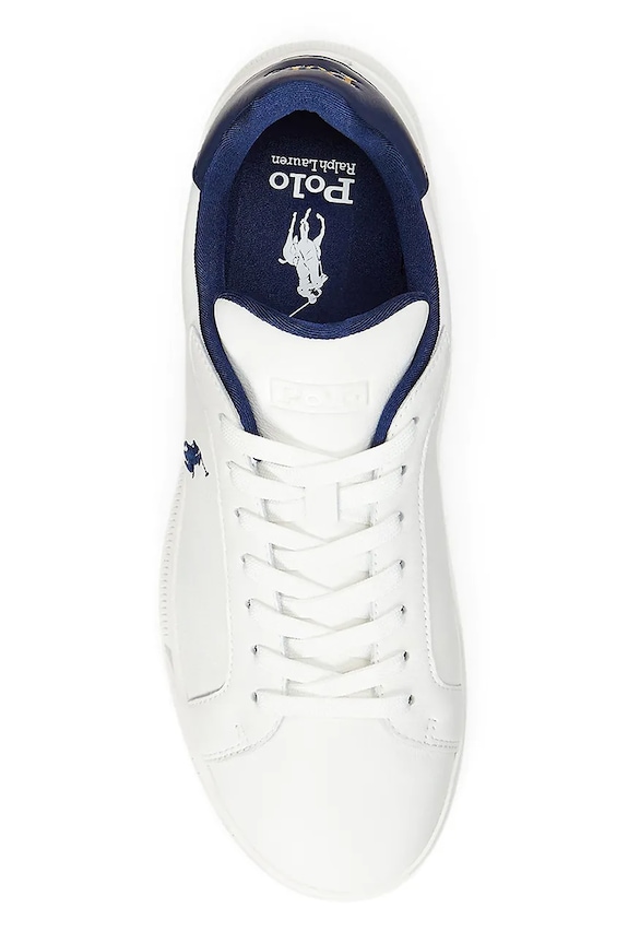 Polo Ralph Lauren sneakers in pelle Hrt Crt II bianco 809968172001.100