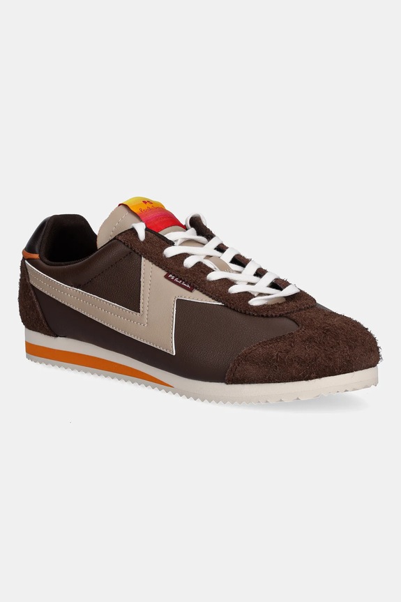 Usnjene superge PS Paul Smith Atlanta Semiš rjava M2S.ALA04.TLEA
