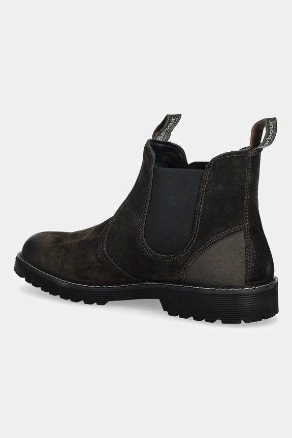 Scarpe Barbour stivaletti chelsea in camoscio Patton MFO0771BR98 marrone