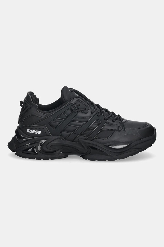 Guess sneakers BELLUNO LOW FMFBEL.ELE12.BLACK negru AW25