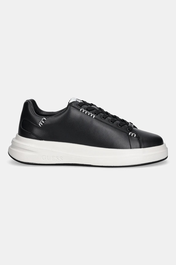 Sneakers Guess ELBA FMTLBA.LEA12.BLACK μαύρο AW25