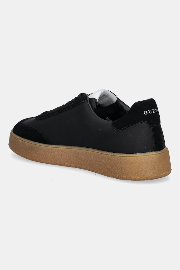 Παπούτσια Δερμάτινα sneakers Guess WIMAN FMTWIM.LEA12.BLACK μαύρο