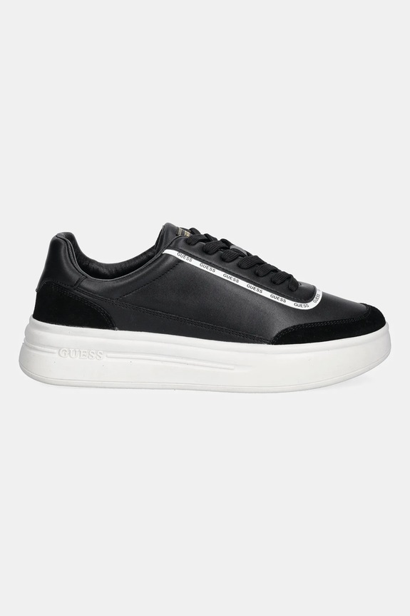 Guess bőr sportcipő WINNO 3 FMTWI3.ELE12.BLACK fekete AW25