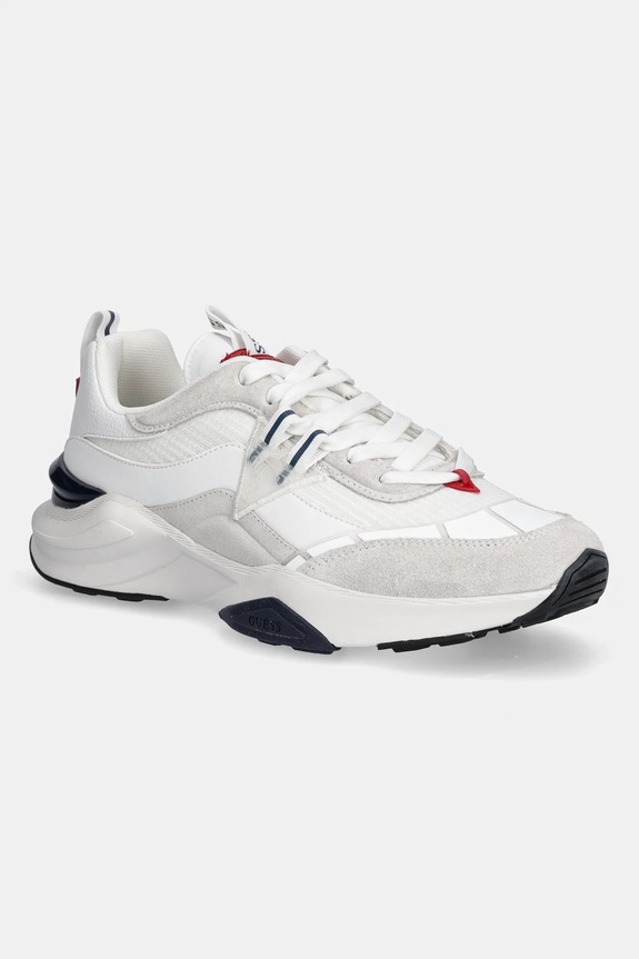 Tenisice Guess VALENCIA tekstil bijela FMTVAL.FAL12.WHIMU