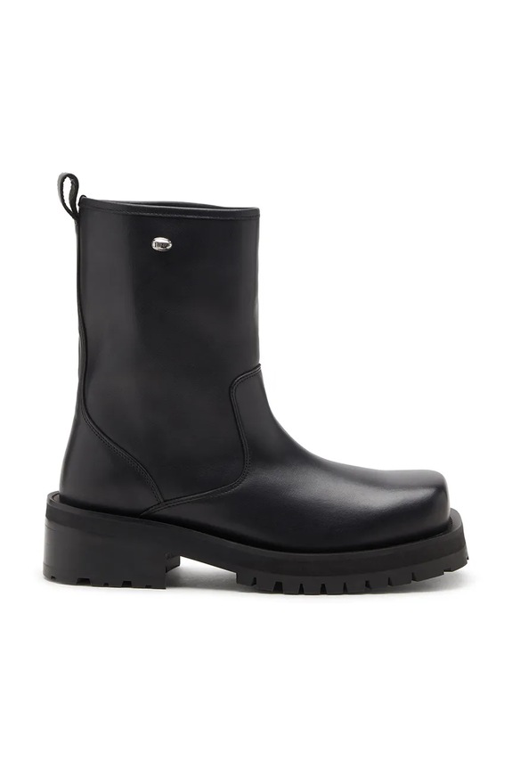 Diesel stivali D-Texan Bk pelle fiore nero Y03693.P4471.T8013