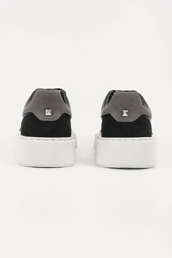Obuwie Karl Lagerfeld sneakersy skórzane MAXI KUP RSG KL52241.300 czarny