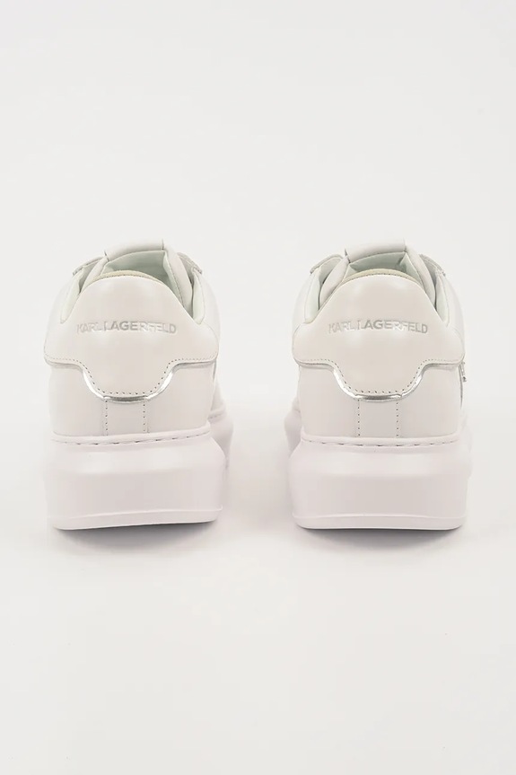 Scarpe Karl Lagerfeld sneakers in pelle KAPRI MENS KL52534A.01W bianco
