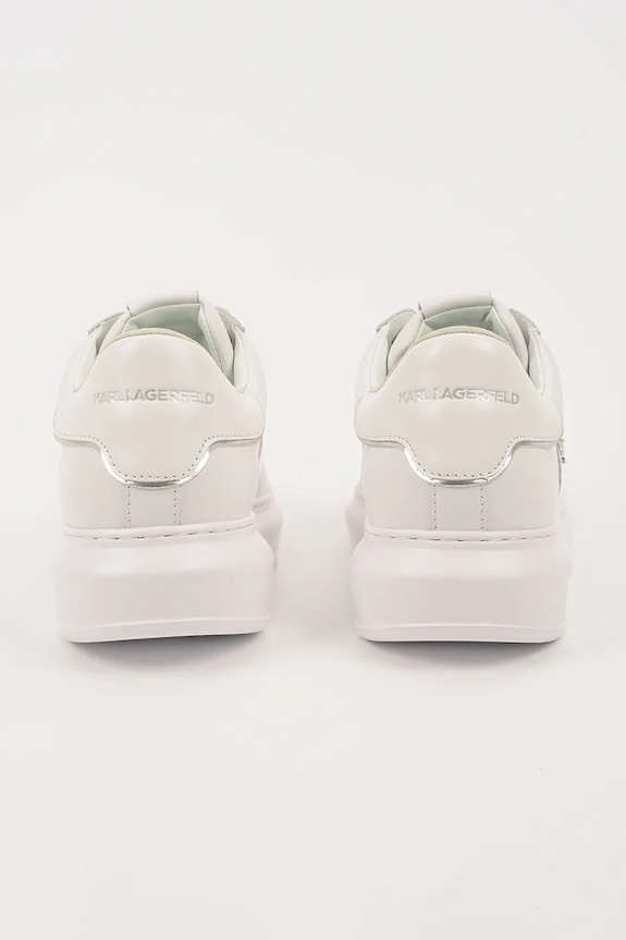 Scarpe Karl Lagerfeld sneakers in pelle KAPRI MENS KL52534A.01W bianco