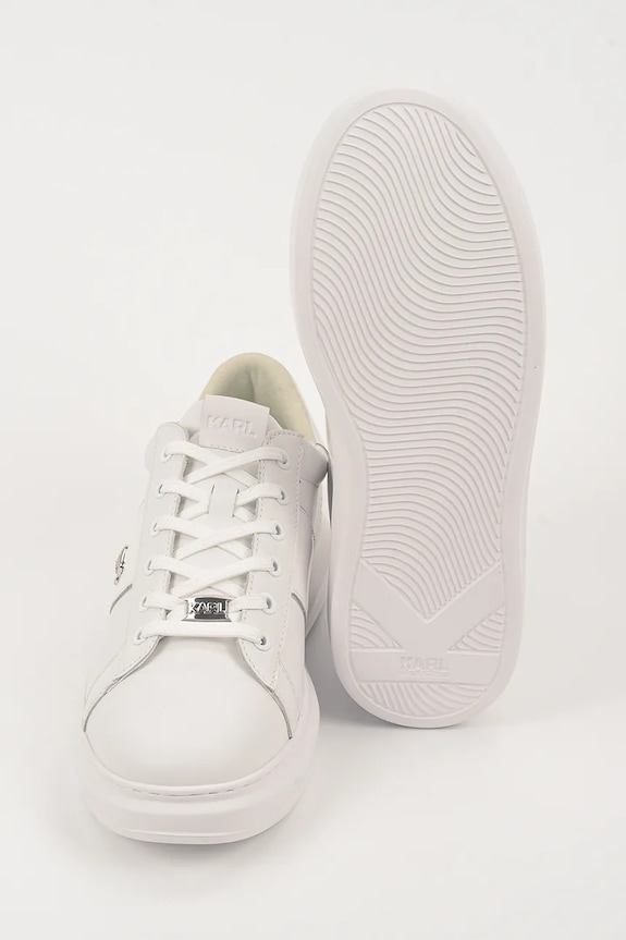 Karl Lagerfeld sneakers in pelle KAPRI MENS KL52534A.01W bianco