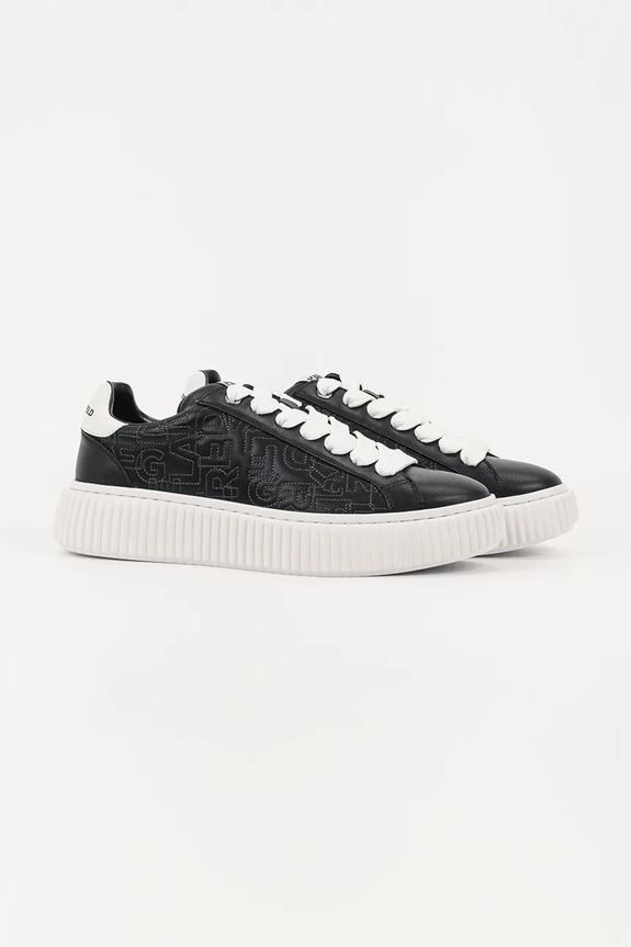 Karl Lagerfeld sneakersy skórzane KAPRIKA KL24224.300 czarny AW25