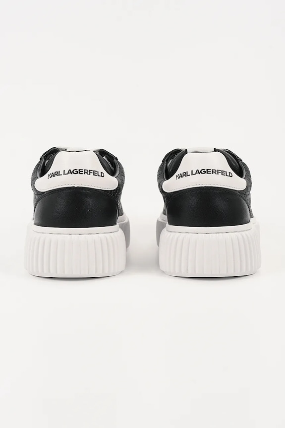 Obuwie Karl Lagerfeld sneakersy skórzane KAPRIKA KL24224.300 czarny