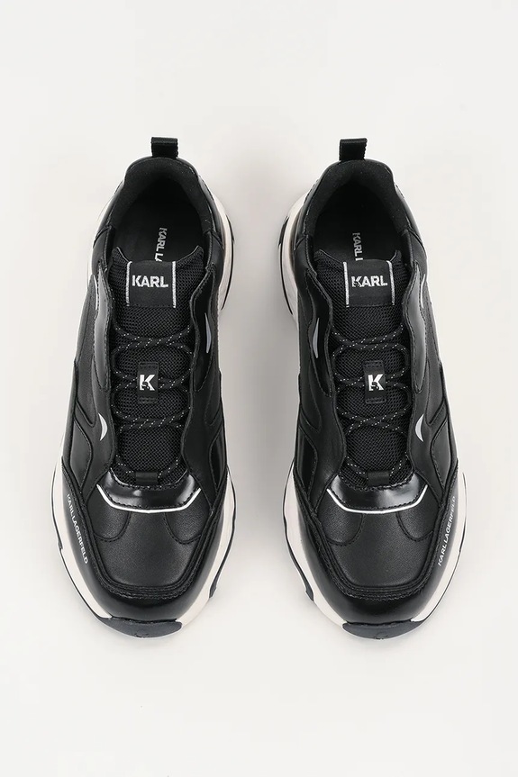 Kožené tenisky Karl Lagerfeld BLAZE černá KL52423.00S