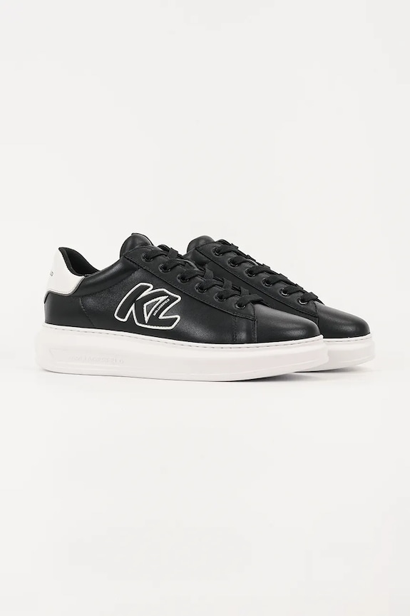 Karl Lagerfeld sneakers in pelle KAPRI MENS KL52535A.000 nero AW25