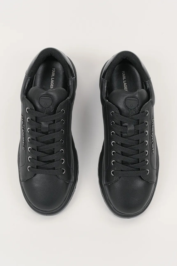 Kožne tenisice Karl Lagerfeld KAPRI KITE crna KL54519A.00X