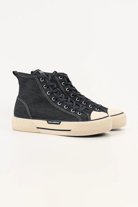 Πάνινα παπούτσια Karl Lagerfeld KAMPUS MAX KL50455D.DAA μαύρο AW25