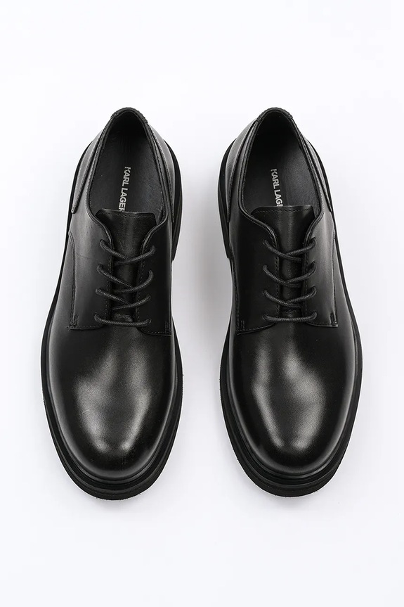 Karl Lagerfeld pantofi de piele KINGSTON negru KL12225.000