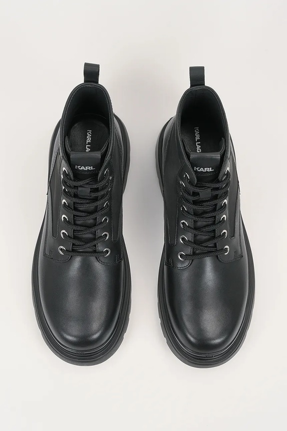 Karl Lagerfeld buty skórzane MASON 6 czarny KL13035.000